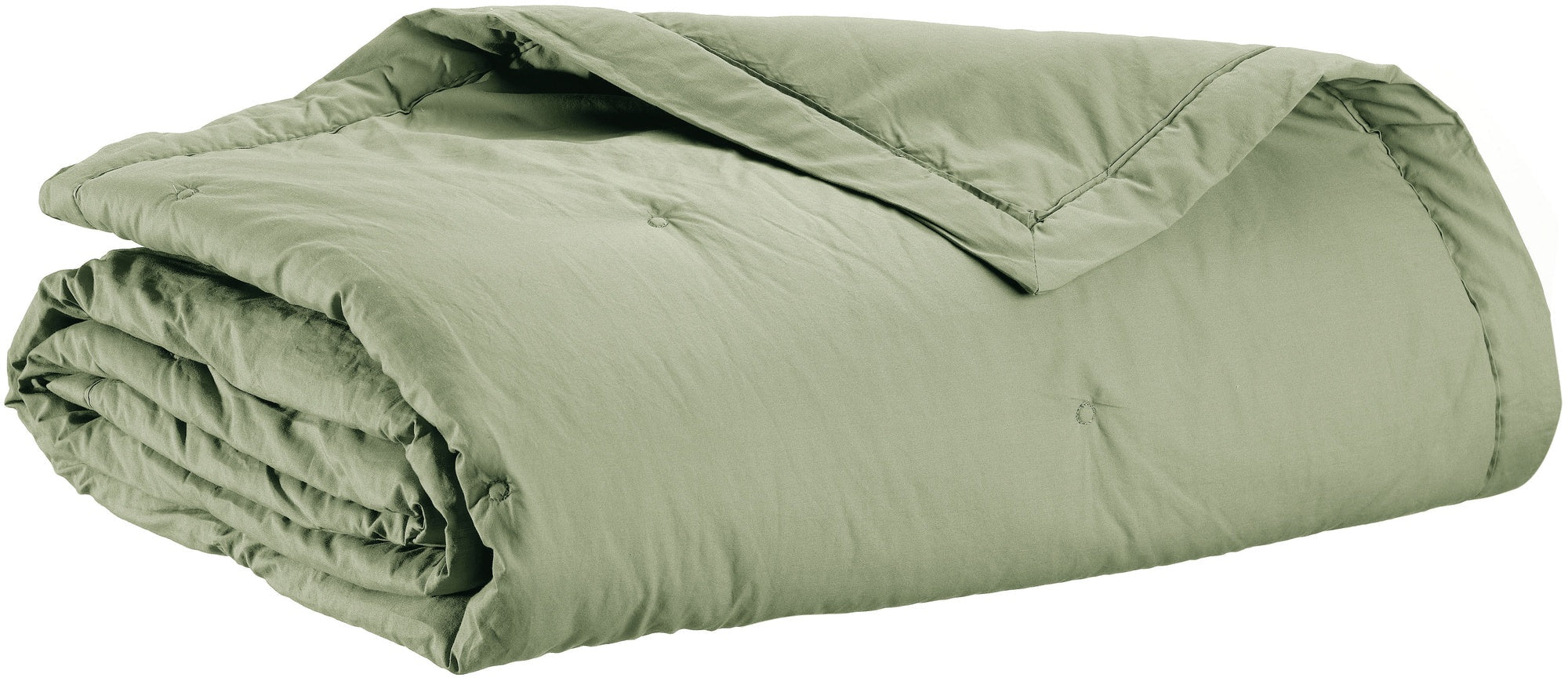 plaid tika timo, colore timo, taglia 180 x 260. plaid piegato in vista frontale su fondo bianco, perfetto per arredare letto...