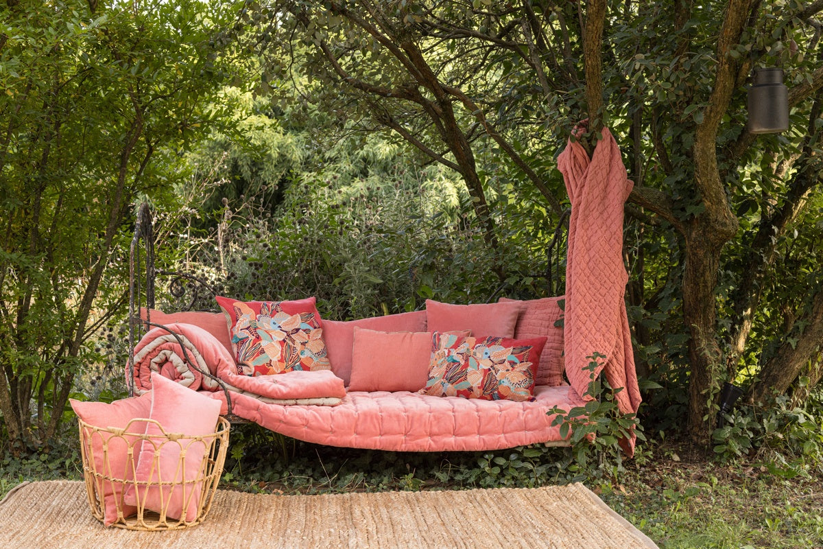 cuscino jacquard jane  pesca, colore pesca, taglia 240 x 260. coperta plaid soffice e calda, ideale per coccolarsi nelle...