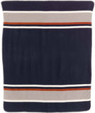 plaid jacquard riciclato gioia marina militare, colore marina militare, taglia 240 x 260. coperta plaid soffice e calda,...