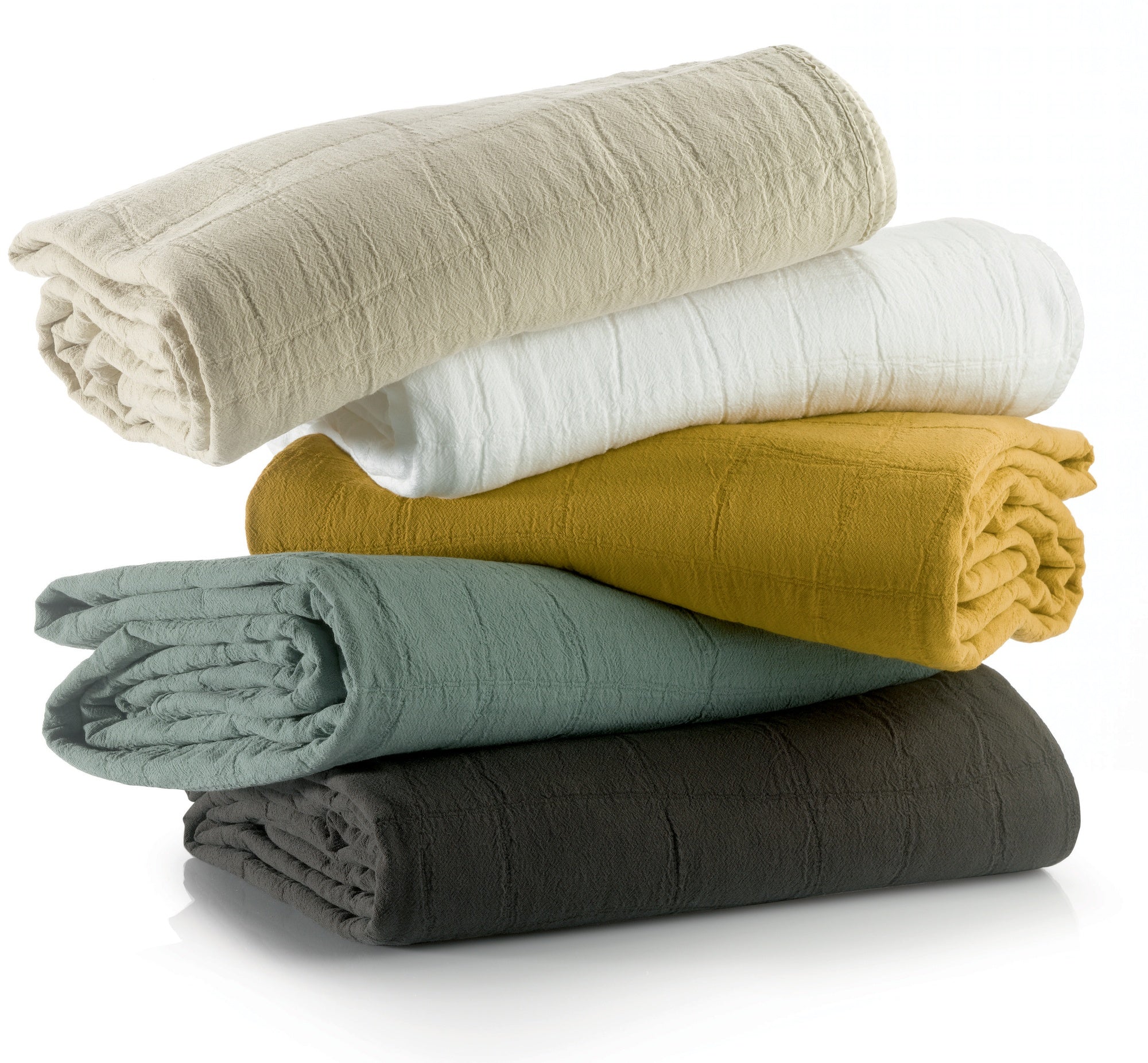 plaid riciclato titou verde grigio, colore verde grigio, taglia 140 x 200. coperta plaid soffice e calda, ideale per...