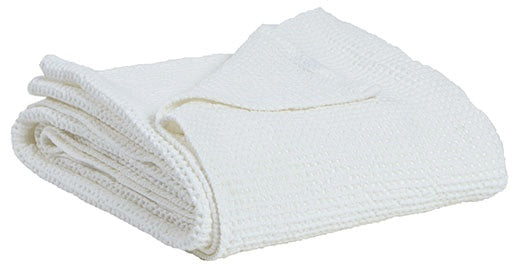 plaid riciclato maia gesso, colore gesso, taglia 140 x 200. plaid piegato in vista frontale su fondo bianco, perfetto per...