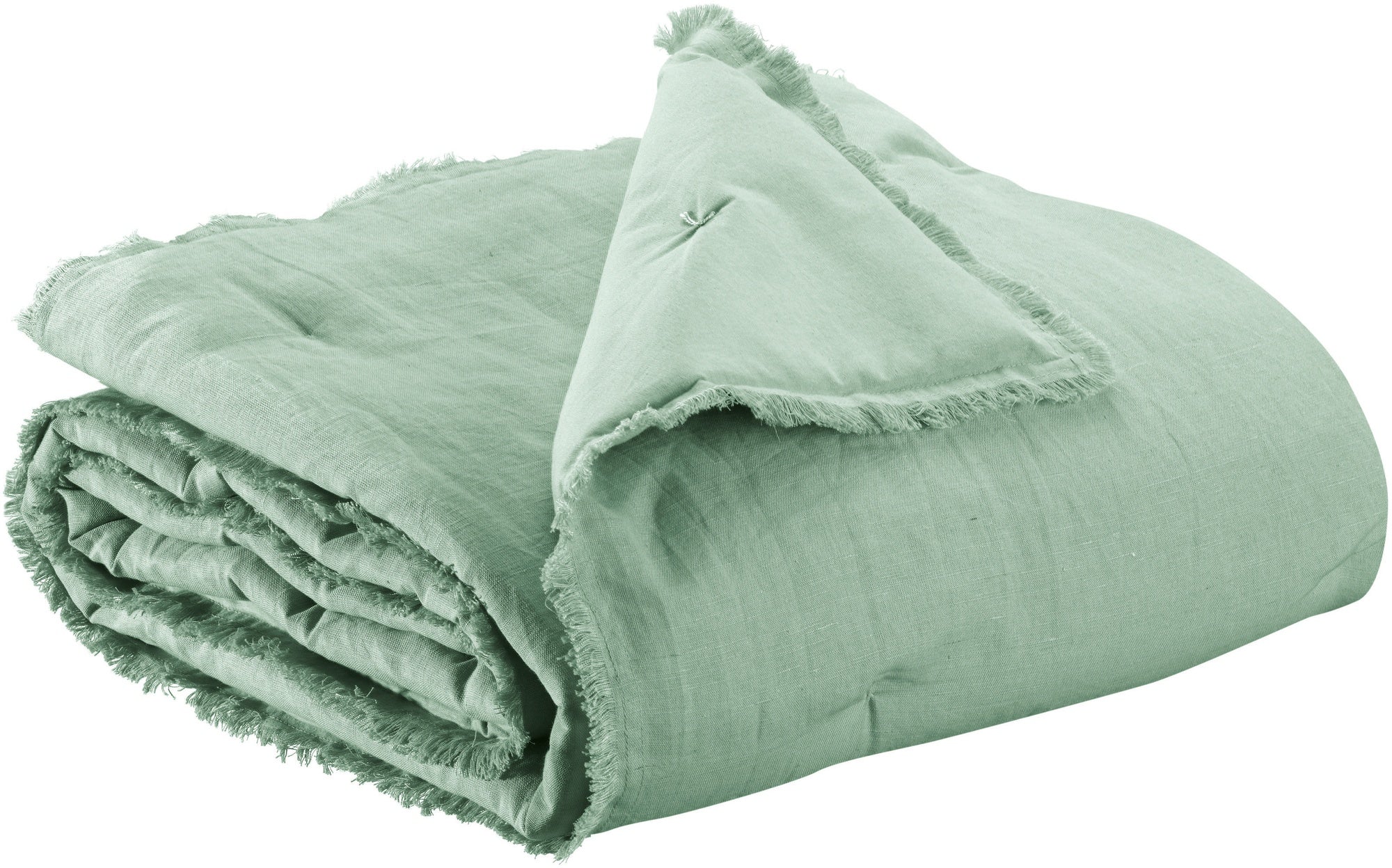 plaid tinta unita laly opalino, colore opalino, taglia 135 x 200. plaid piegato in vista frontale su fondo bianco, perfetto...