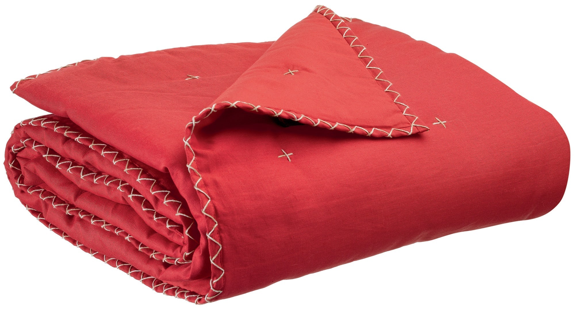 plaid tinta unita nala uva spina, colore uva spina, taglia 140 x 200. plaid piegato in vista frontale su fondo bianco,...