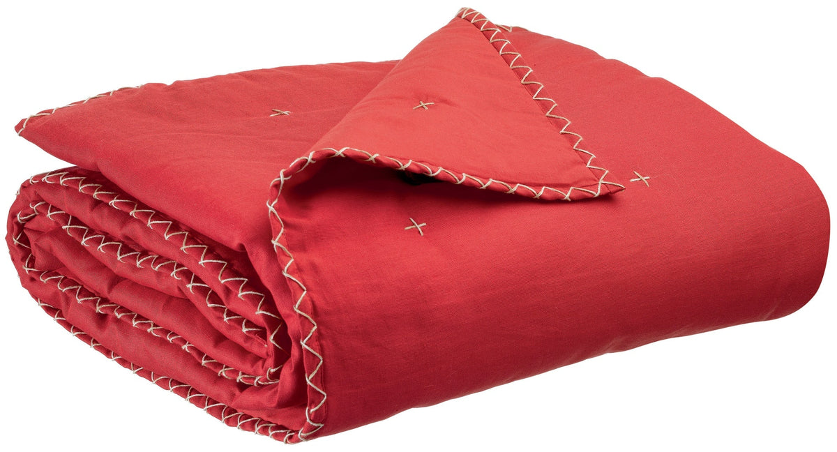 plaid tinta unita nala uva spina, colore uva spina, taglia 140 x 200. plaid piegato in vista frontale su fondo bianco,...