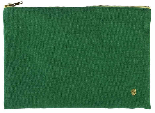 pochette iona erba, colore erba, taglia 19 x 28 x 1. dettaglio del prodotto da bagno 2000