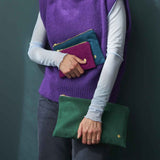 pochette iona nori, colore nori, taglia 19 x 28 x 1. dettaglio del prodotto da bagno