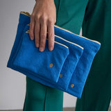 pochette iona meccano, colore meccano, taglia 19 x 28 x 1. dettaglio del prodotto da bagno