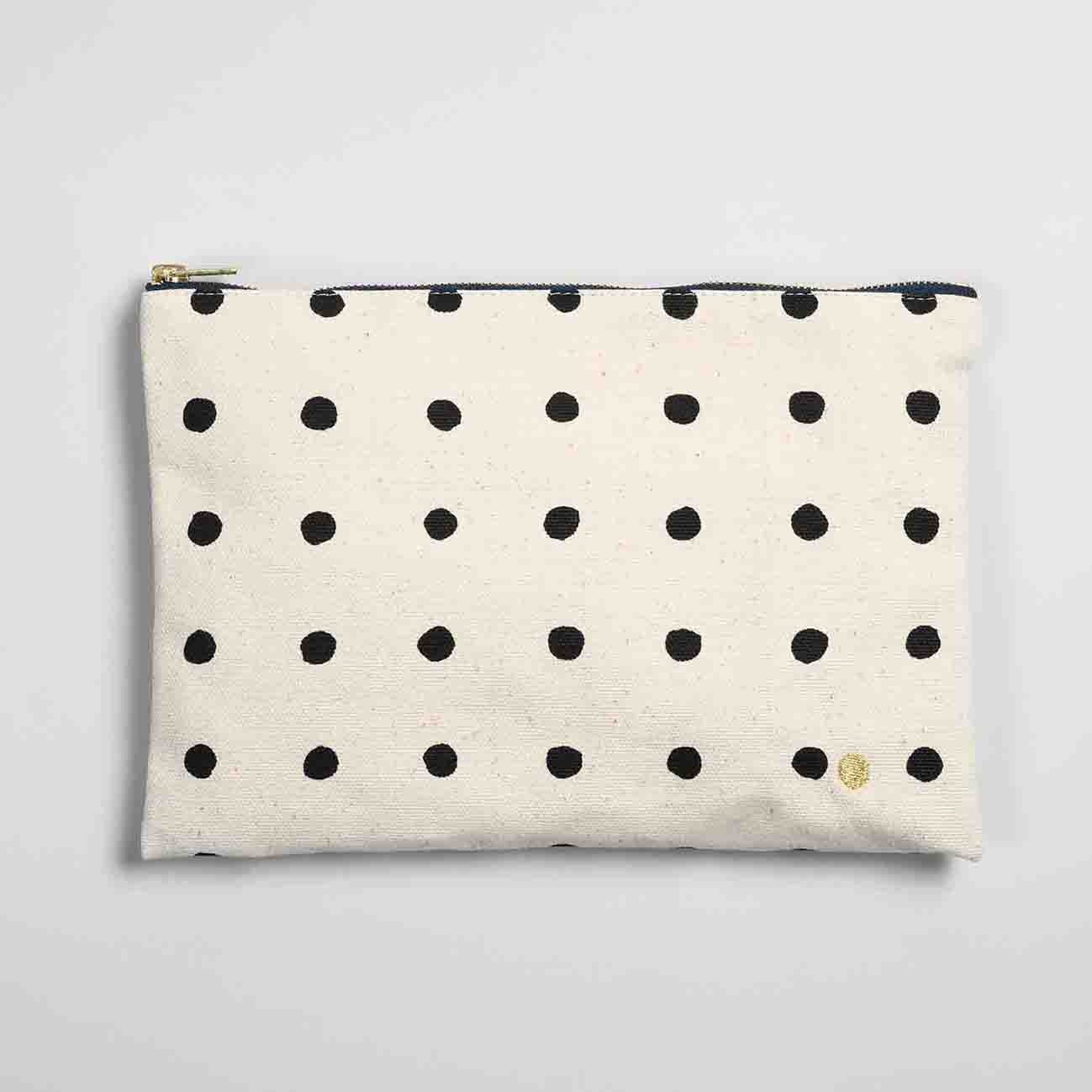 pochette mio ecru, colore ecru, taglia 19 x 28 x 1. dettaglio del prodotto da bagno