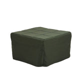 pouf letto singolo pieghevole vega tessuto colore verde scuro, complemento d’arredo ideale per soggiorno o camera