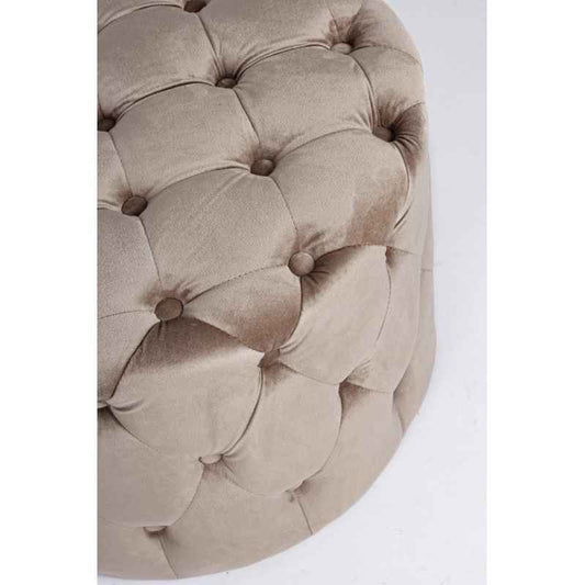 pouf lorella tortora, complemento d’arredo ideale per soggiorno o camera