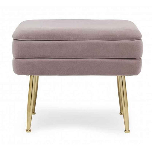 Panca singola contenitore PAVLINA mauve 50X35X42 cm