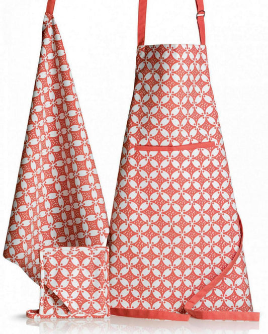 presina 2 in 1 riciclata fatou corallo, colore corallo, taglia 20 x 20. realizzata in 80% cotone riciclato 20% poliestere - imbottitura 100% cotone, resistente al calore e perfetta per l’uso quotidiano