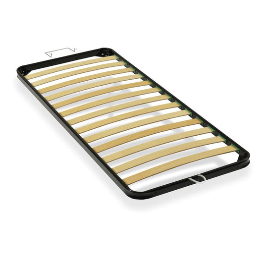 rete singola a doghe per letto contenitore 170rete80x190, soluzione per camerette o stanze ospiti