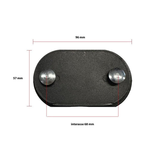 set 4 piedini per rete h 35 cm., struttura per supporto materasso in diverse misure