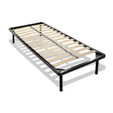 rete singola flexa 90x190 cm. con piedi, rete letto in misura speciale vista frontalmente