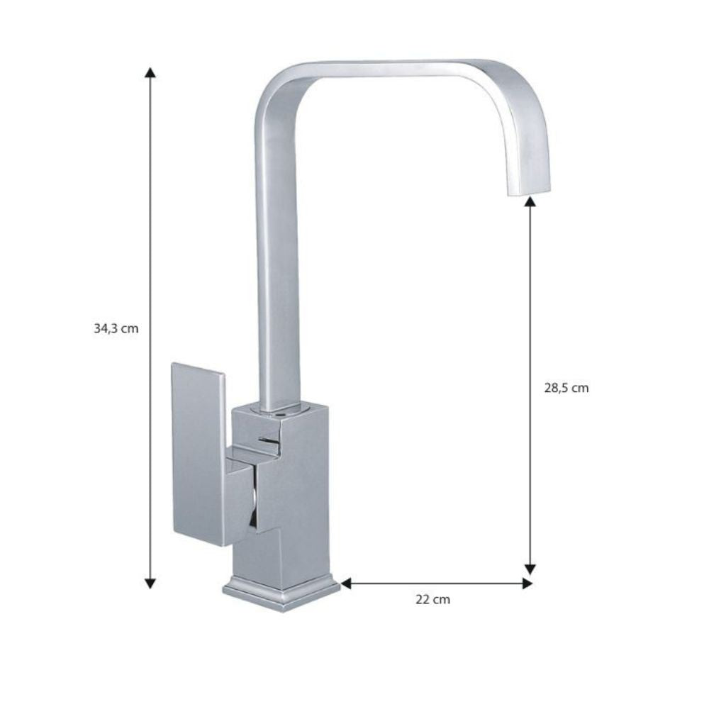 miscelatore malaga, accessorio per cucina o bagno moderno