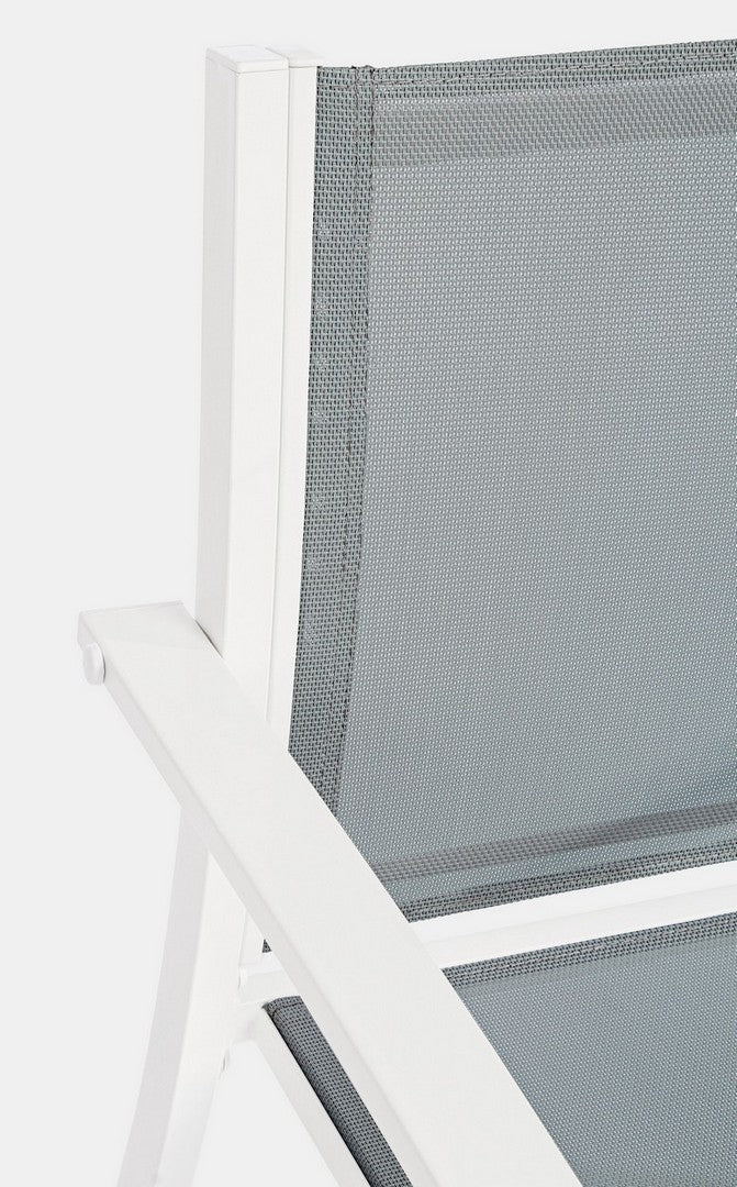 set salotto auri bianco, ambientazione in terrazza, patio o bordo piscina