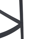 set di 4 sgabelli liverpool in polipropilene antracite, struttura solida con finitura resistente ai raggi UV