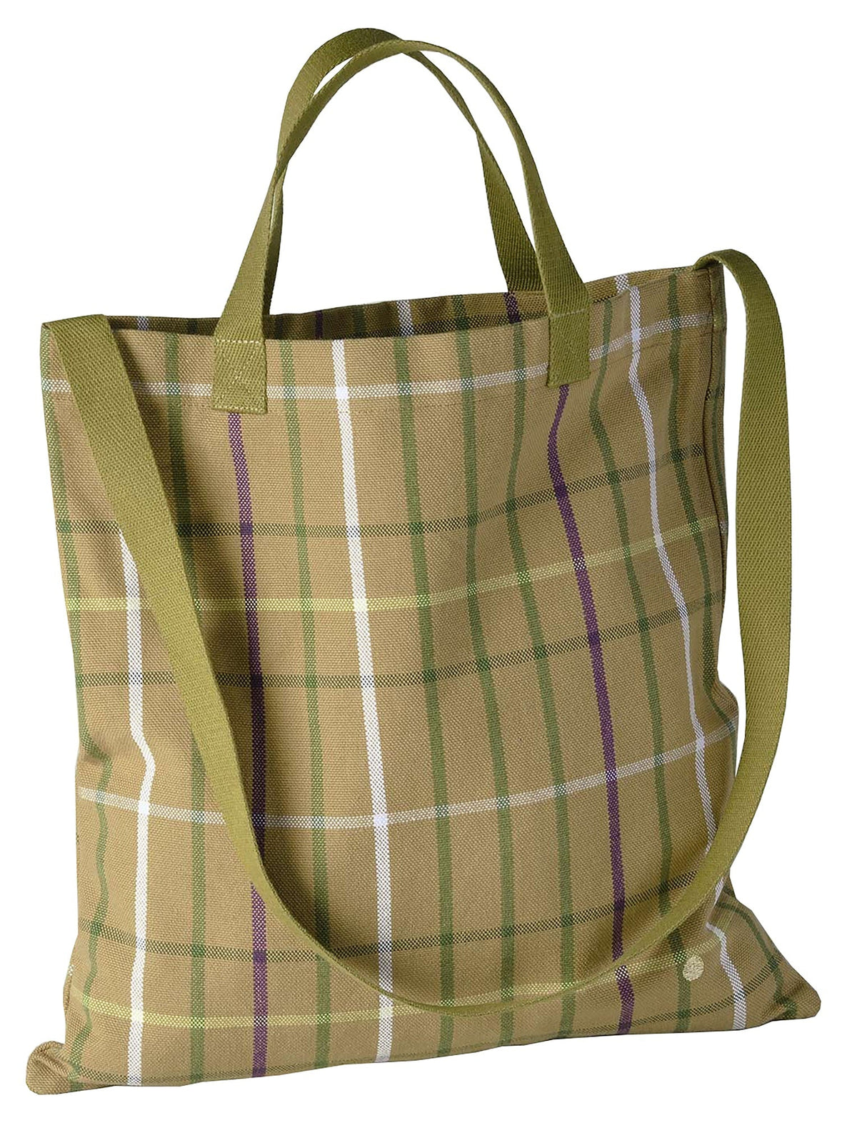 sacco citta scotty marrone, colore marrone, taglia 38 x 38. vista frontale della borsa daily in tessuto naturale su sfondo neutro