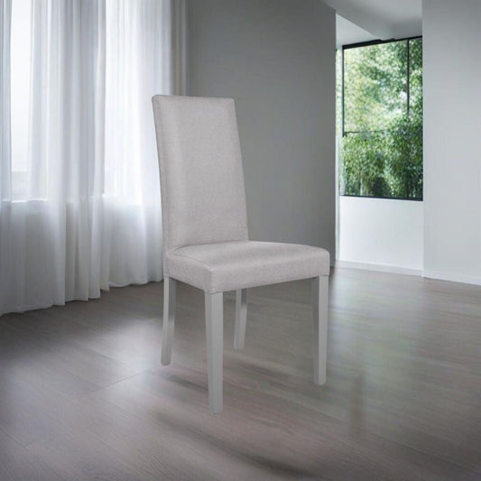 sedia nancy in tessuto soro 90 grigio e struttura in tinta, sedia imbottita con rivestimento in tessuto o velluto