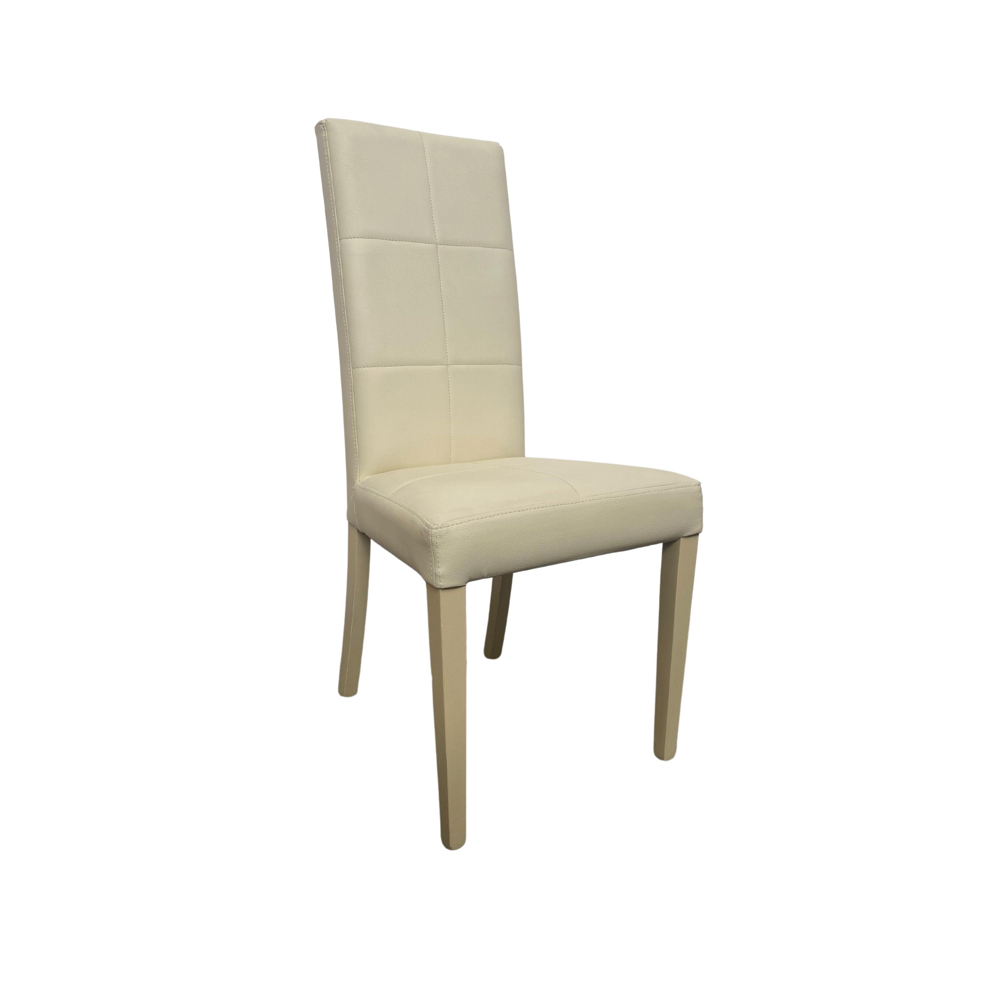 sedia imbottita giada standard colore beige, sedia imbottita con rivestimento in tessuto o velluto