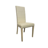 sedia imbottita giada standard colore beige, sedia imbottita con rivestimento in tessuto o velluto