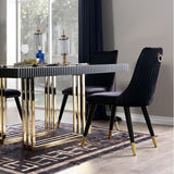 sedia da pranzo akustik simphony velluto nero, dettaglio dell’imbottitura morbida e confortevole