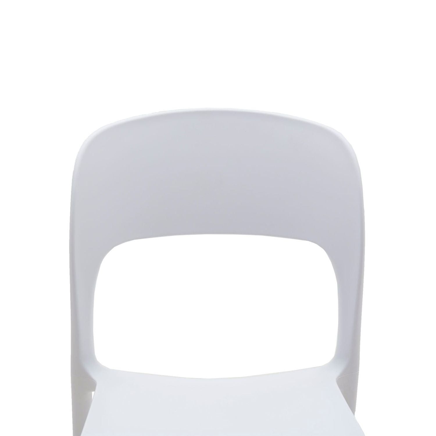 set di 4 sedie south beach in polipropilene bianco, ideale per arredare con stile il tuo spazio outdoor