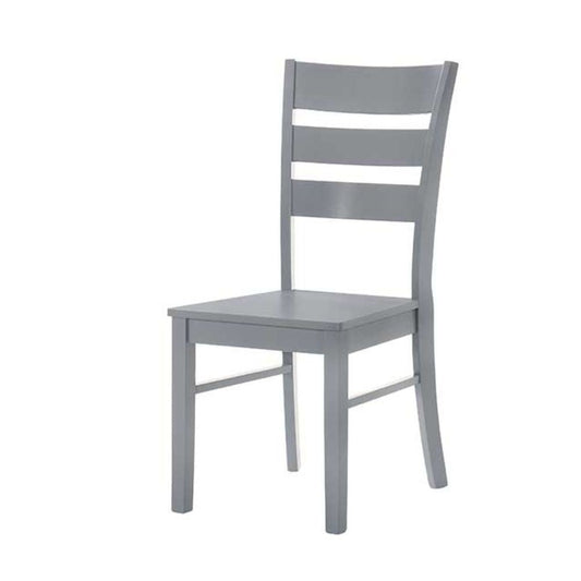 sedia in legno lisa colore grigio h 99x46x54.5 cm., dettaglio della lavorazione naturale del legno