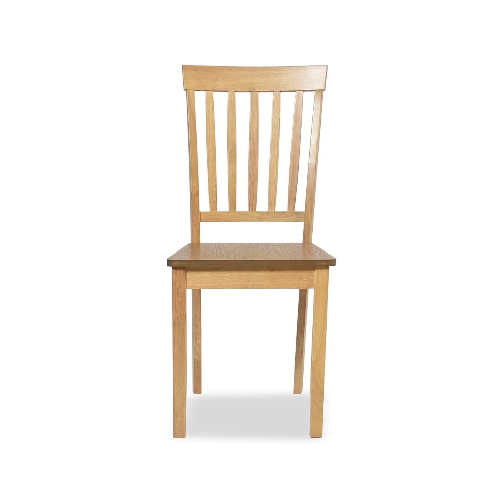 sedia in legno dori colore rovere h 93x42.5x41.5 cm., dettaglio della lavorazione naturale del legno