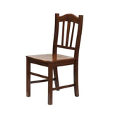 sedia silvana in legno, dettaglio della lavorazione naturale del legno