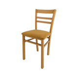 sedia cromica mango, dettaglio della lavorazione naturale del legno