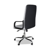 poltrona da ufficio cr106h in tessuto grigio e base cromata, rivestimento traspirante in rete o tessuto tecnico