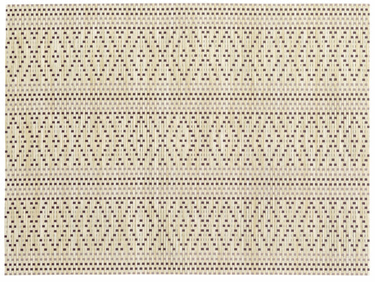 set da tavola panama prugna, colore prugna, taglia 33 x 45. coordinato da tavola piegato con vista completa su sfondo neutro