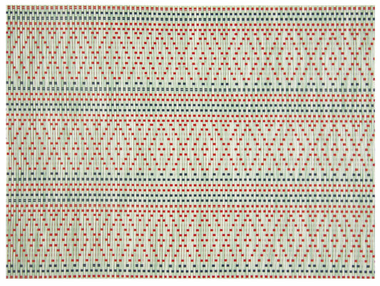 set da tavola panama lichene, colore lichene, taglia 33 x 45. coordinato da tavola piegato con vista completa su sfondo neutro