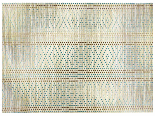 set da tavola panama spago, colore spago, taglia 33 x 45. coordinato da tavola piegato con vista completa su sfondo neutro