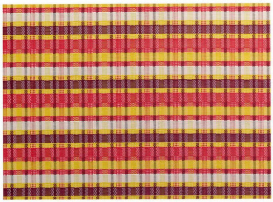 set da tavola elios sole, colore sole, taglia 33 x 45. coordinato da tavola piegato con vista completa su sfondo neutro