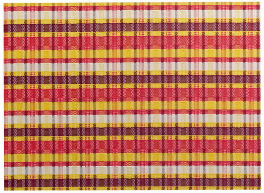 set da tavola elios sole, colore sole, taglia 33 x 45. realizzato in 75% pvc 25% poliestere, unisce estetica e funzionalità per ogni pasto