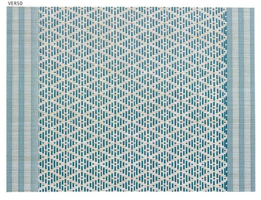 set da tavola kadra pavone, colore pavone, taglia 33 x 45. realizzato in 75% pvc 25% poliestere, unisce estetica e funzionalità per ogni pasto