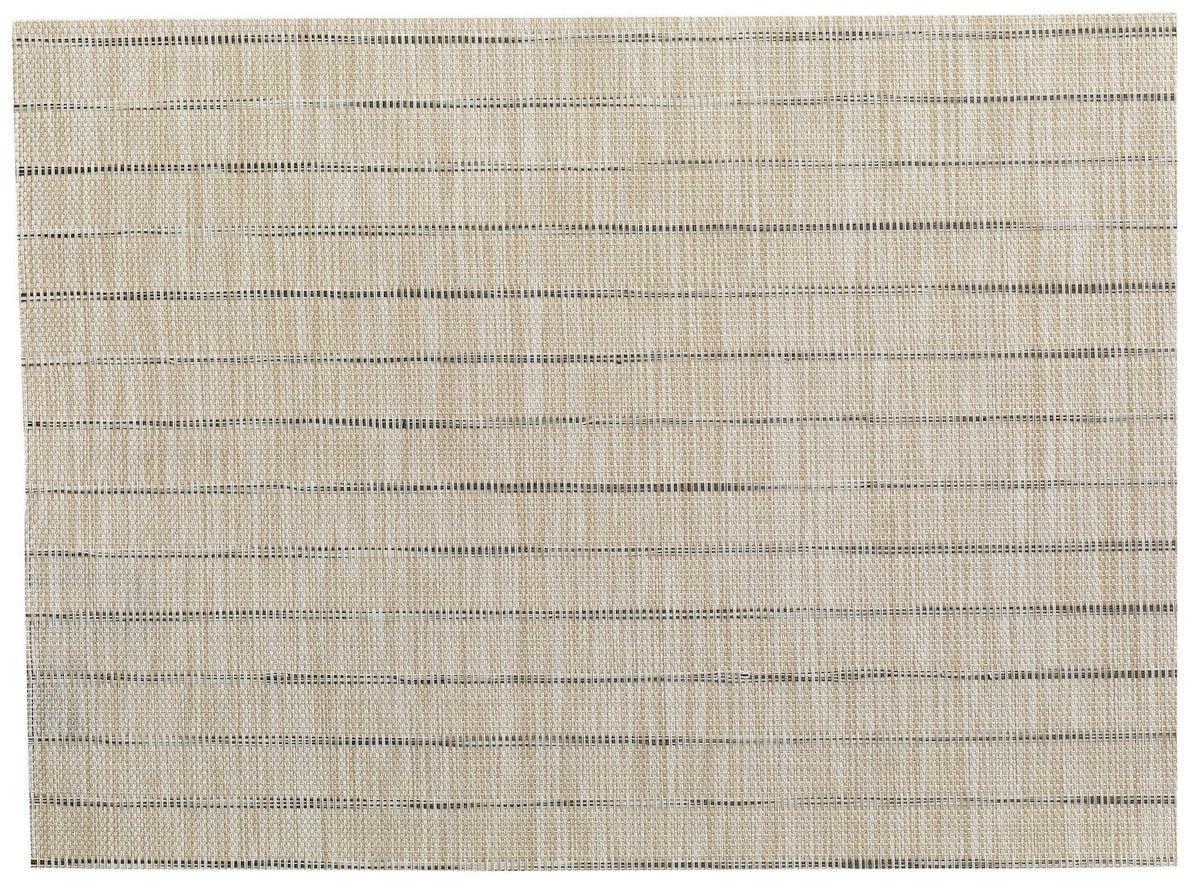 set da tavola manoka lino, colore lino, taglia 33 x 45. coordinato da tavola piegato con vista completa su sfondo neutro