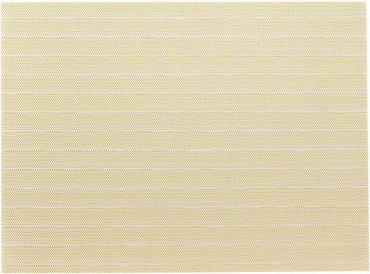 set da tavola manoka neve/oro, colore neve/oro, taglia 33 x 45. coordinato da tavola piegato con vista completa su sfondo neutro