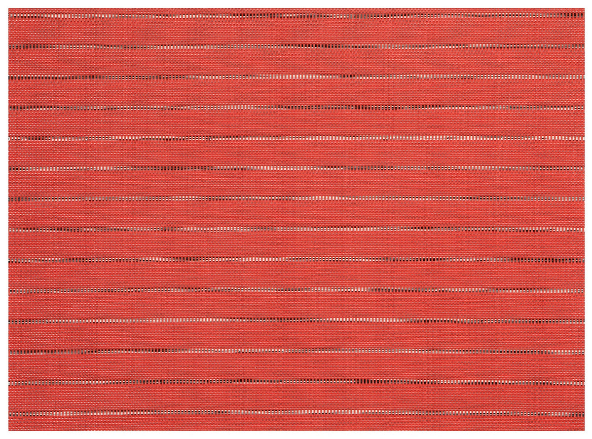 set da tavola manoka corallo, colore corallo, taglia 33 x 45. coordinato da tavola piegato con vista completa su sfondo neutro