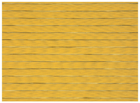 set da tavola manoka curry, colore curry, taglia 33 x 45. coordinato da tavola piegato con vista completa su sfondo neutro