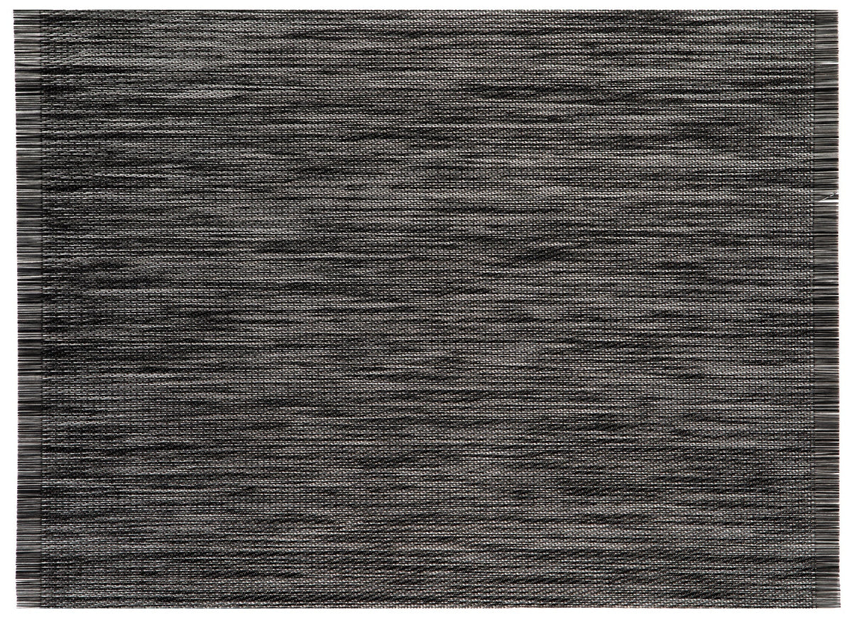 set da tavola pan nero, colore nero, taglia 33 x 45. coordinato da tavola piegato con vista completa su sfondo neutro