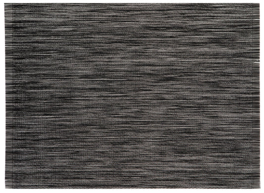 set da tavola pan nero, colore nero, taglia 33 x 45. coordinato da tavola piegato con vista completa su sfondo neutro