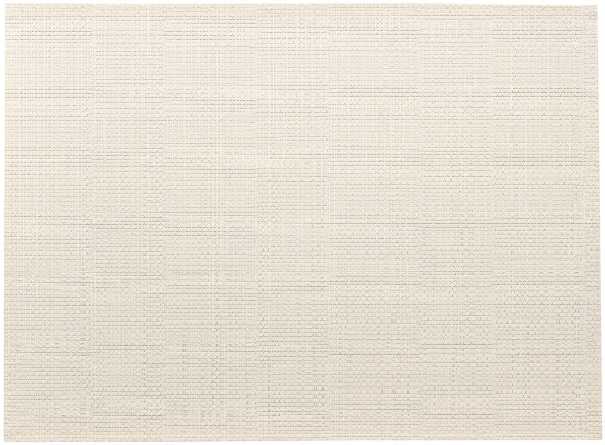 set da tavola canna neve/argento, colore neve/argento, taglia 33 x 45. coordinato da tavola piegato con vista completa su sfondo neutro