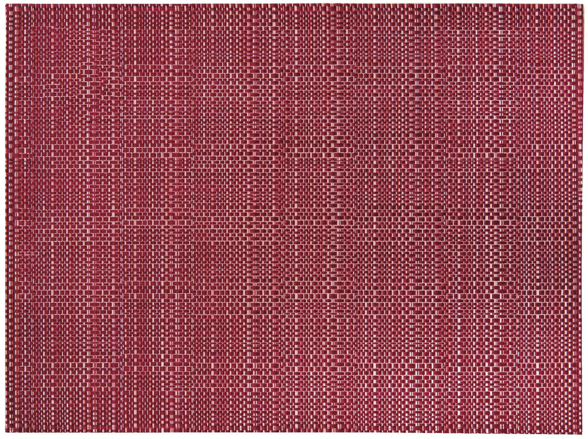 set da tavola canna fecce di vino, colore fecce di vino, taglia 33 x 45. coordinato da tavola piegato con vista completa su sfondo neutro