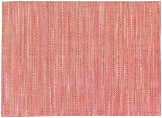 set da tavola canna papaya, colore papaya, taglia 33 x 45. coordinato da tavola piegato con vista completa su sfondo neutro