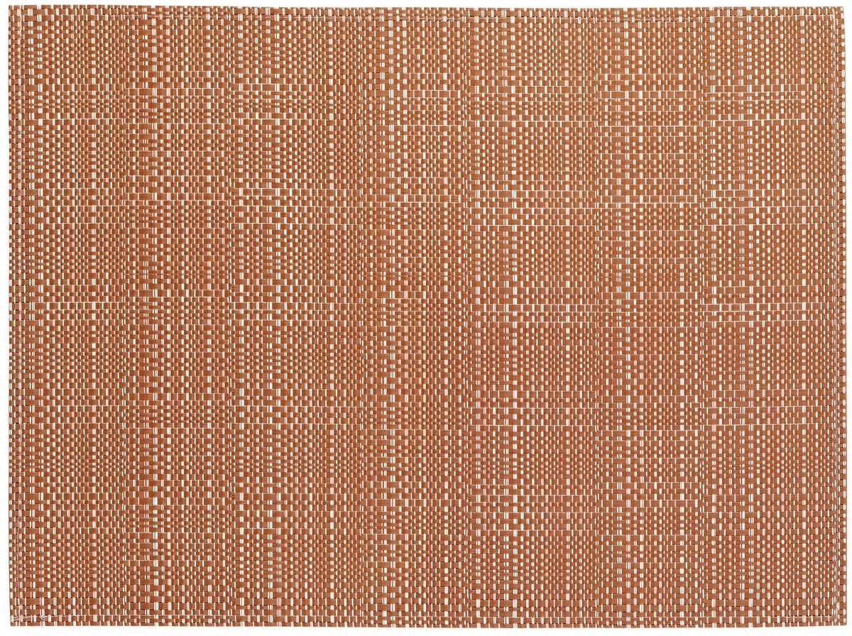 set da tavola canna tomette, colore tomette, taglia 33 x 45. coordinato da tavola piegato con vista completa su sfondo neutro