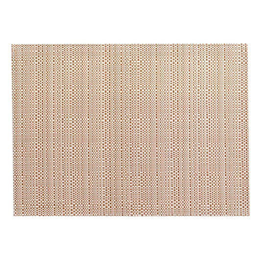 set da tavola canna taupe, colore taupe, taglia 33 x 45. realizzato in 75% pvc 25% poliestere, unisce estetica e funzionalità per ogni pasto